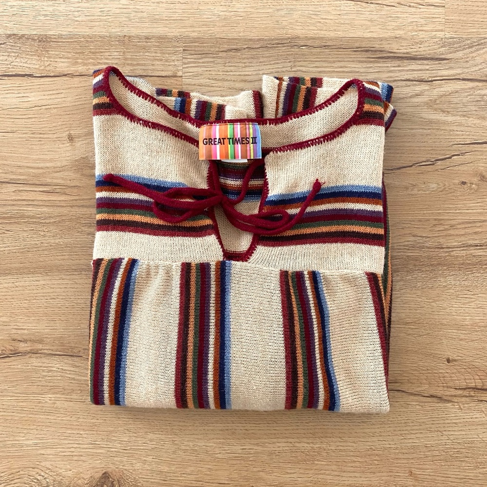 70s stripe knit top - Picture 7 of 7